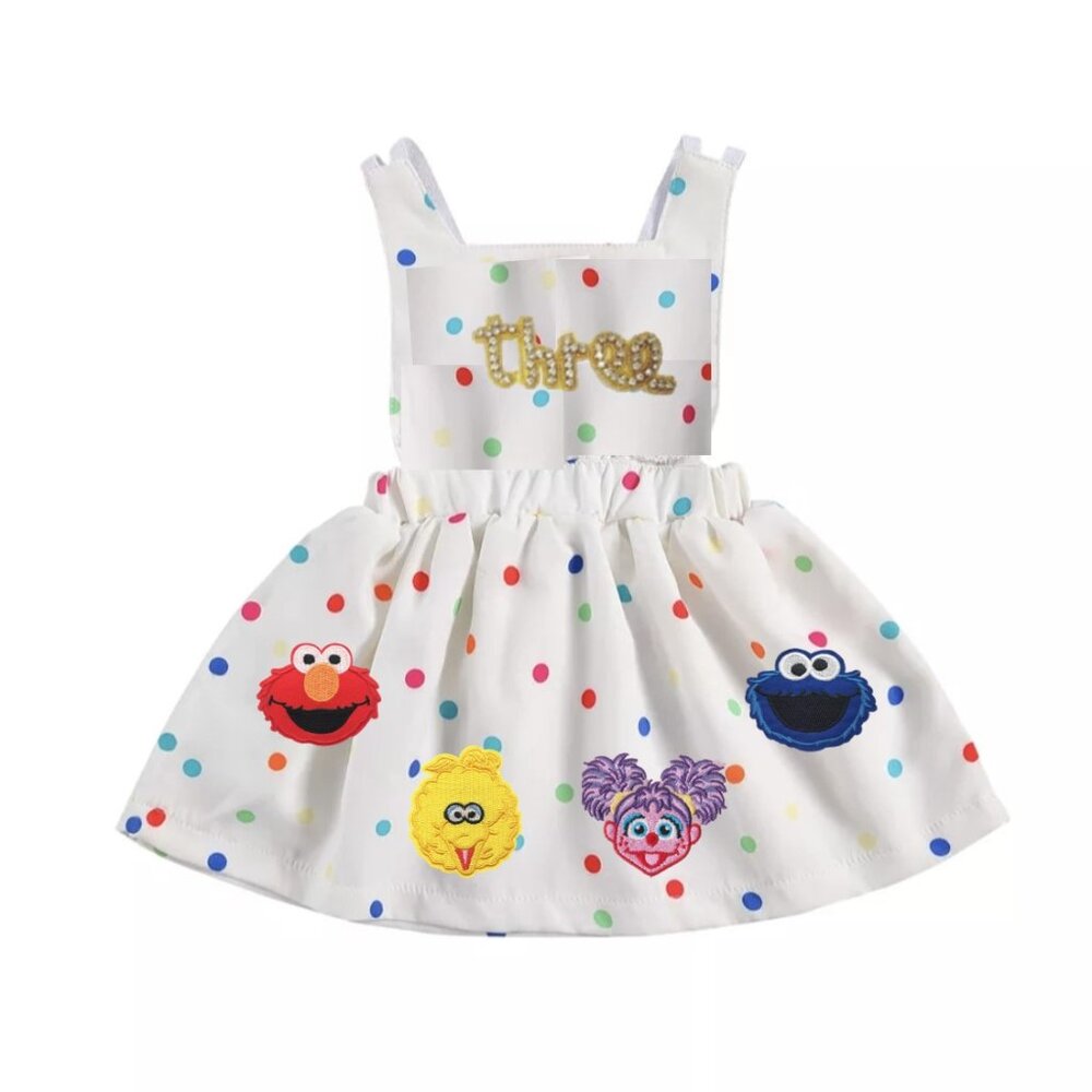 Elmo Dress Smash Cake Third Birthday Cookie Monster Clothes Sesame Street Abby